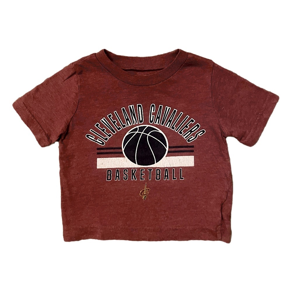 maroon NBA Cleveland Cavaliers tshirt | baby short sleeve tshirt